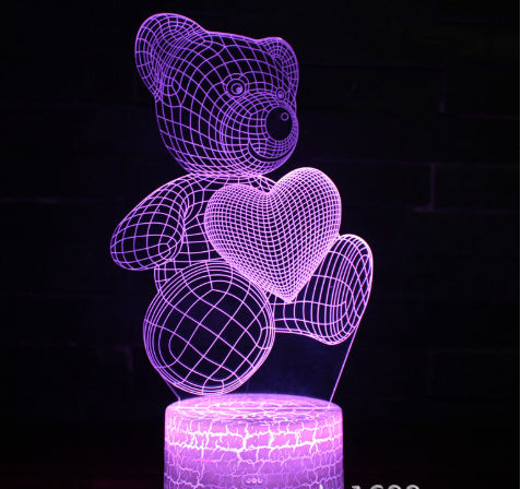 TeddyGlow 3D LED Night Light