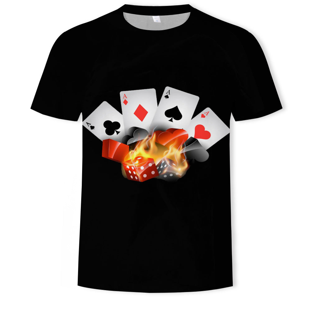 KingPrint Poker All-Over Tee