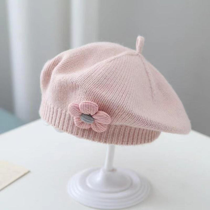 BloomBeret Baby Girl Wool Knitted Hat