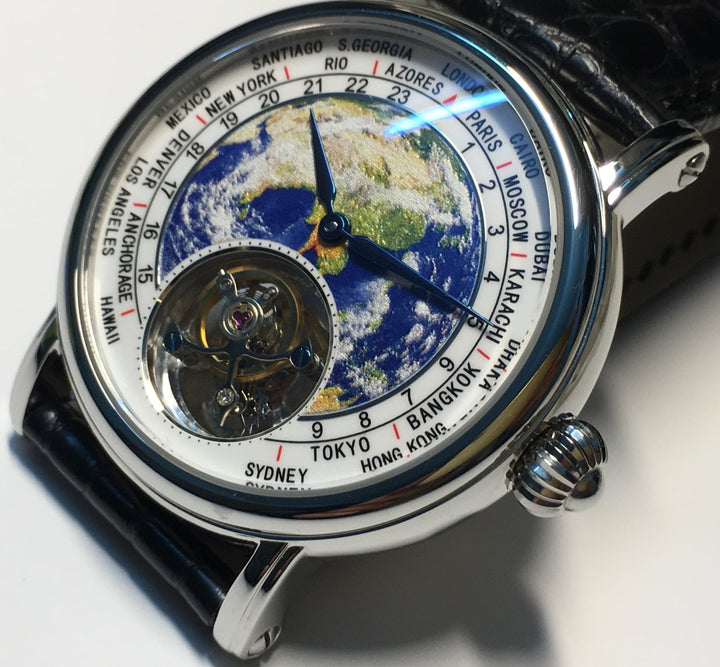 GlobeTrek 3D Tourbillon Fashion Watch