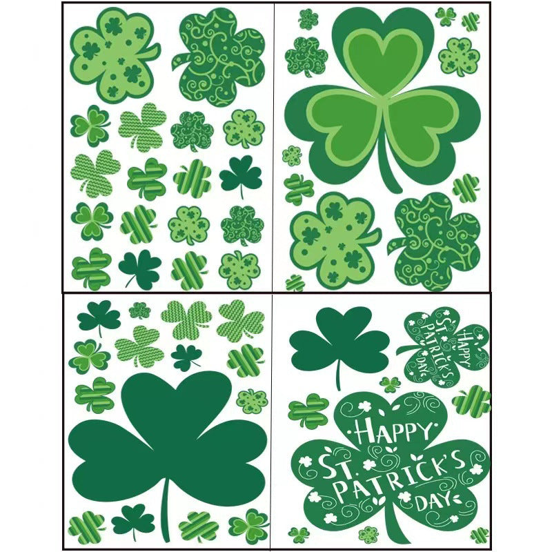 CloverCling St. Patrick’s Window Stickers