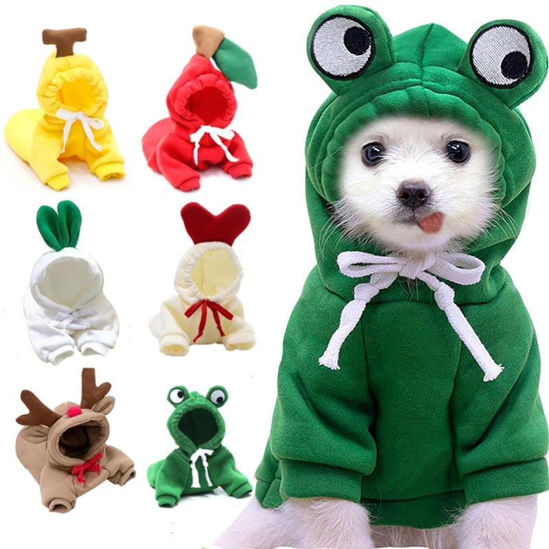 FruitFuzz Cute Dog Hoodies