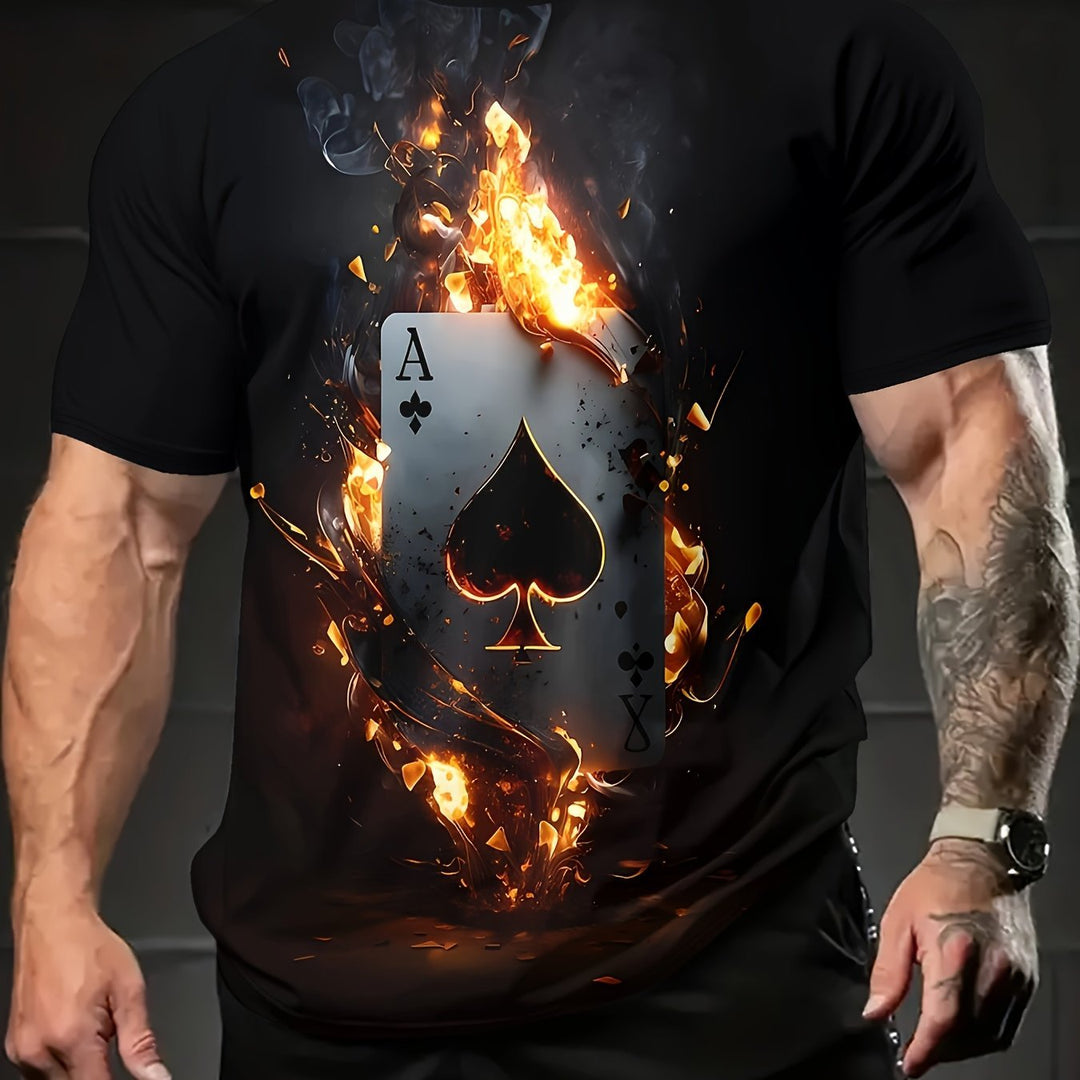 AceVibe Poker Men’s T-Shirt