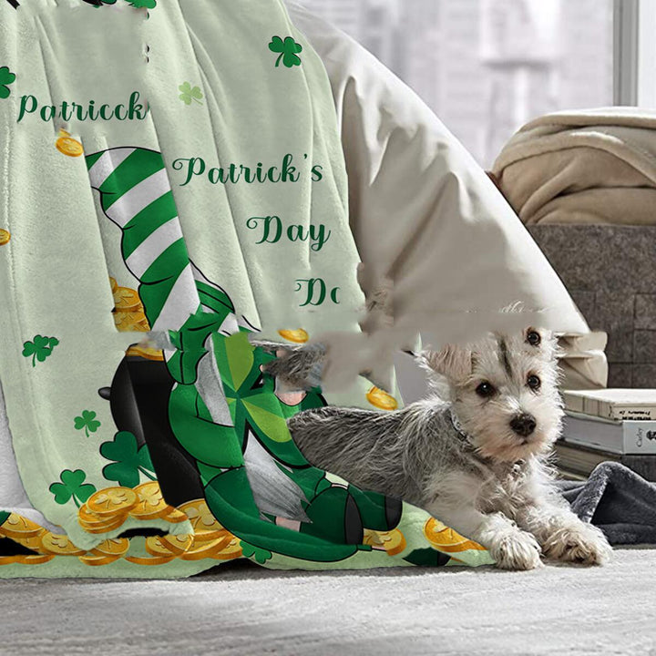 LuckWrap St. Patrick’s Flannel Blanket