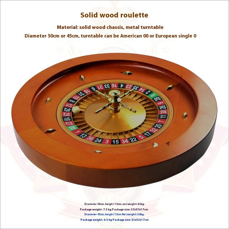 SpinLux Wood Roulette Wheel