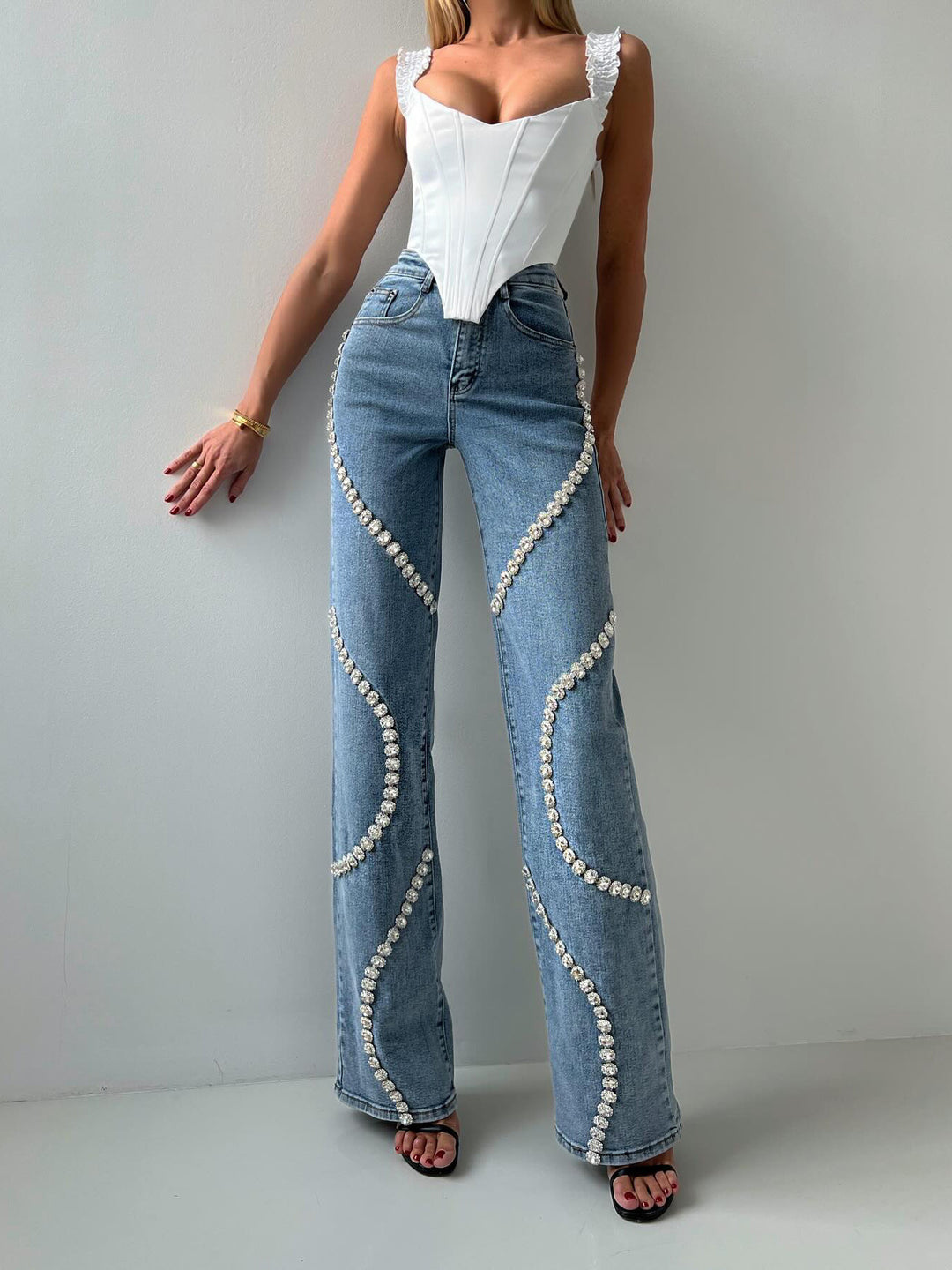 Rhinestone Jeans