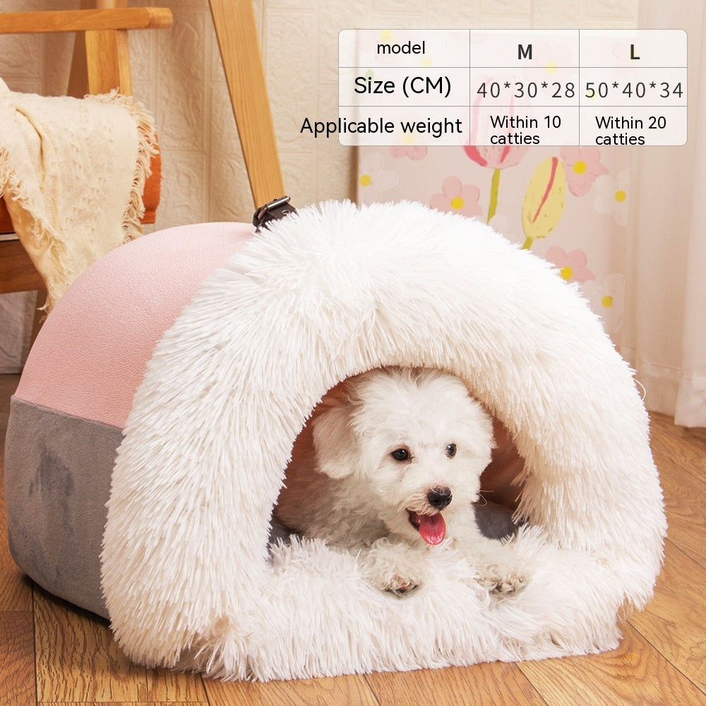 SnugNest Portable Pet Bed