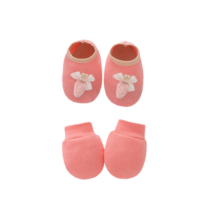 SnugHands Baby Cotton Gloves & Foot Covers