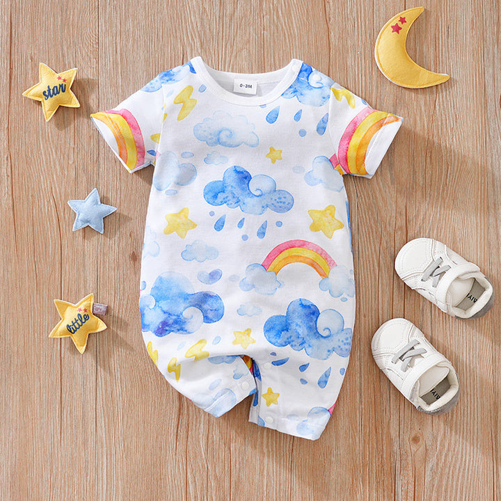 RainbowClimb Baby Girl Summer Jumpsuit