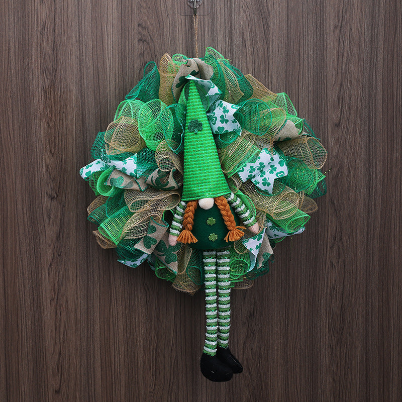 CloverGarland St. Patrick’s Doll Decor