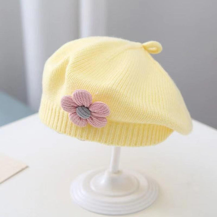 BloomBeret Baby Girl Wool Knitted Hat