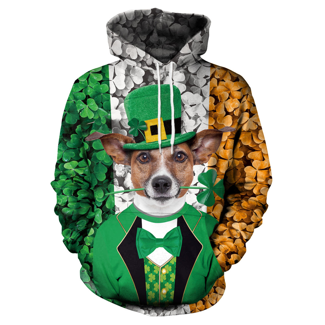 PattyPaw St. Patrick’s Animal Hoodie