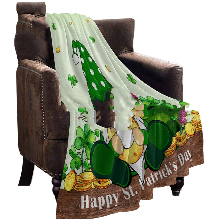 LuckWrap St. Patrick’s Flannel Blanket