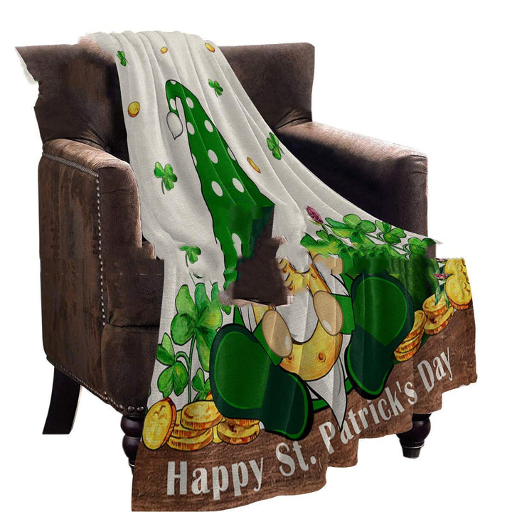 LuckWrap St. Patrick’s Flannel Blanket