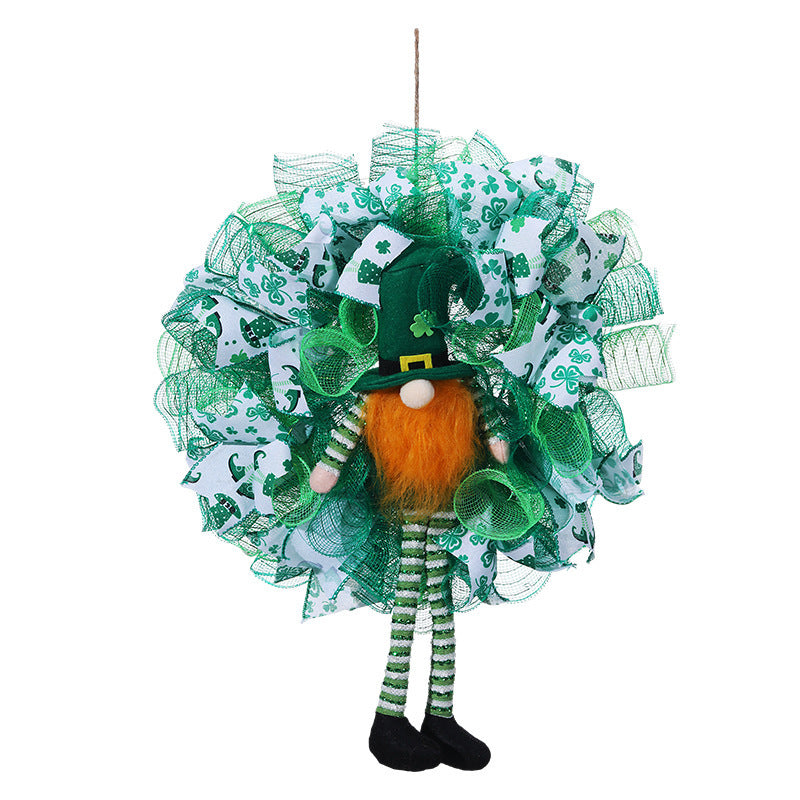 CloverGarland St. Patrick’s Doll Decor