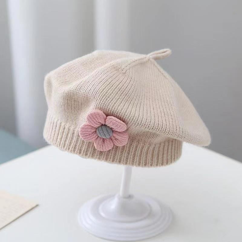 BloomBeret Baby Girl Wool Knitted Hat