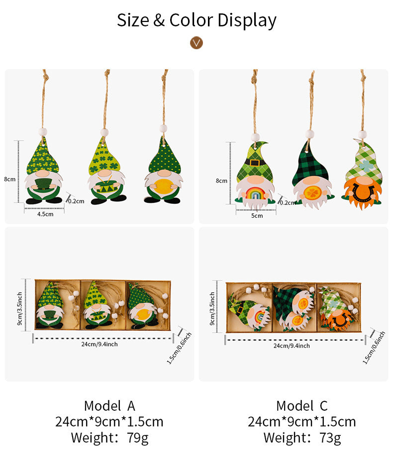 LeafDrop St. Patrick’s Wooden Doll