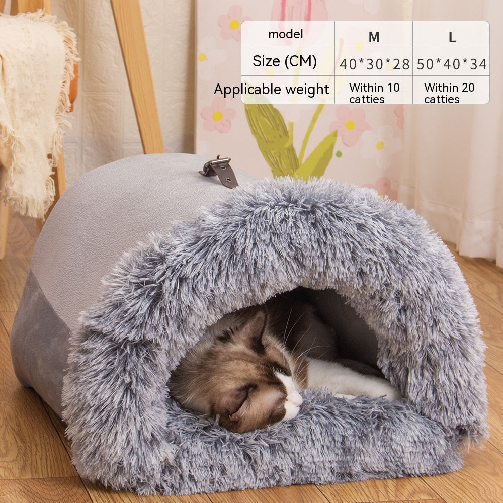 SnugNest Portable Pet Bed