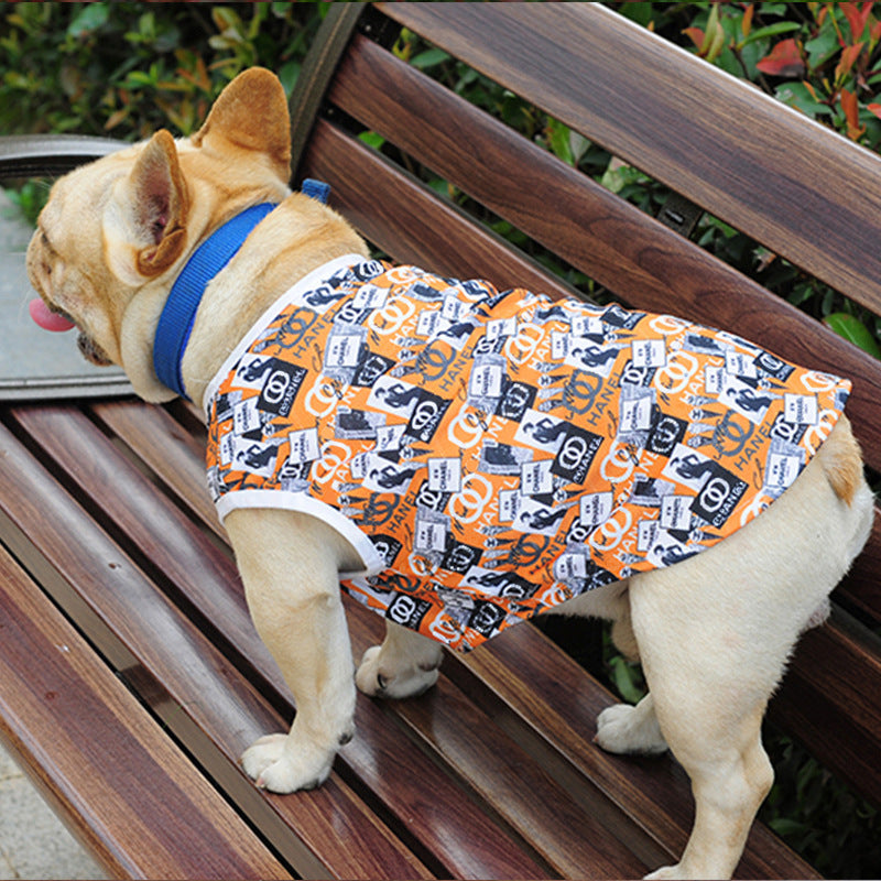 SunnyPaws Dog Summer Printed Vest