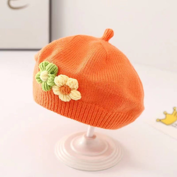 BloomBeret Baby Girl Wool Knitted Hat