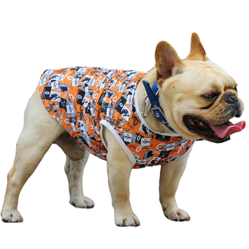 SunnyPaws Dog Summer Printed Vest